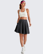 G4Free - Built-in Shorts Knee Length Tennis Skirts 20" -GF25H432AA-S