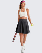 G4Free - Built-in Shorts Knee Length Tennis Skirts 20" -GF25H432AA-S