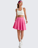 G4Free - Built-in Shorts Knee Length Tennis Skirts 20" -GF25H432AA-S