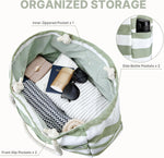 G4Free - Canvas Waterproof Sandproof Large Beach Tote Bags -TN25B597A