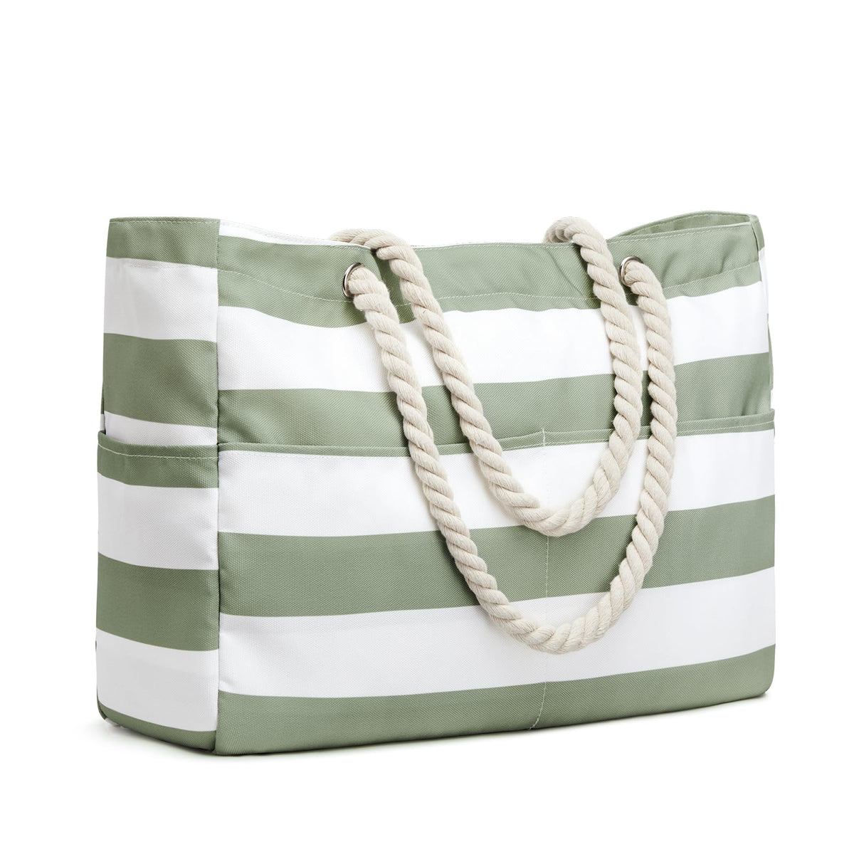 G4Free - Canvas Waterproof Sandproof Large Beach Tote Bags -TN25B597A