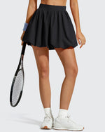 G4Free - Chillwhisp Bubble Ruffled Hem Inner Shorts Tennis Skirts 14'' -GF26H796A001F-XS