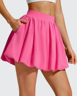 G4Free - Chillwhisp Bubble Ruffled Hem Inner Shorts Tennis Skirts 14'' -GF26H796B005F-XS