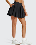 G4Free - Chillwhisp Bubble Ruffled Hem Inner Shorts Tennis Skirts 14'' -GF26H796B005F-XS