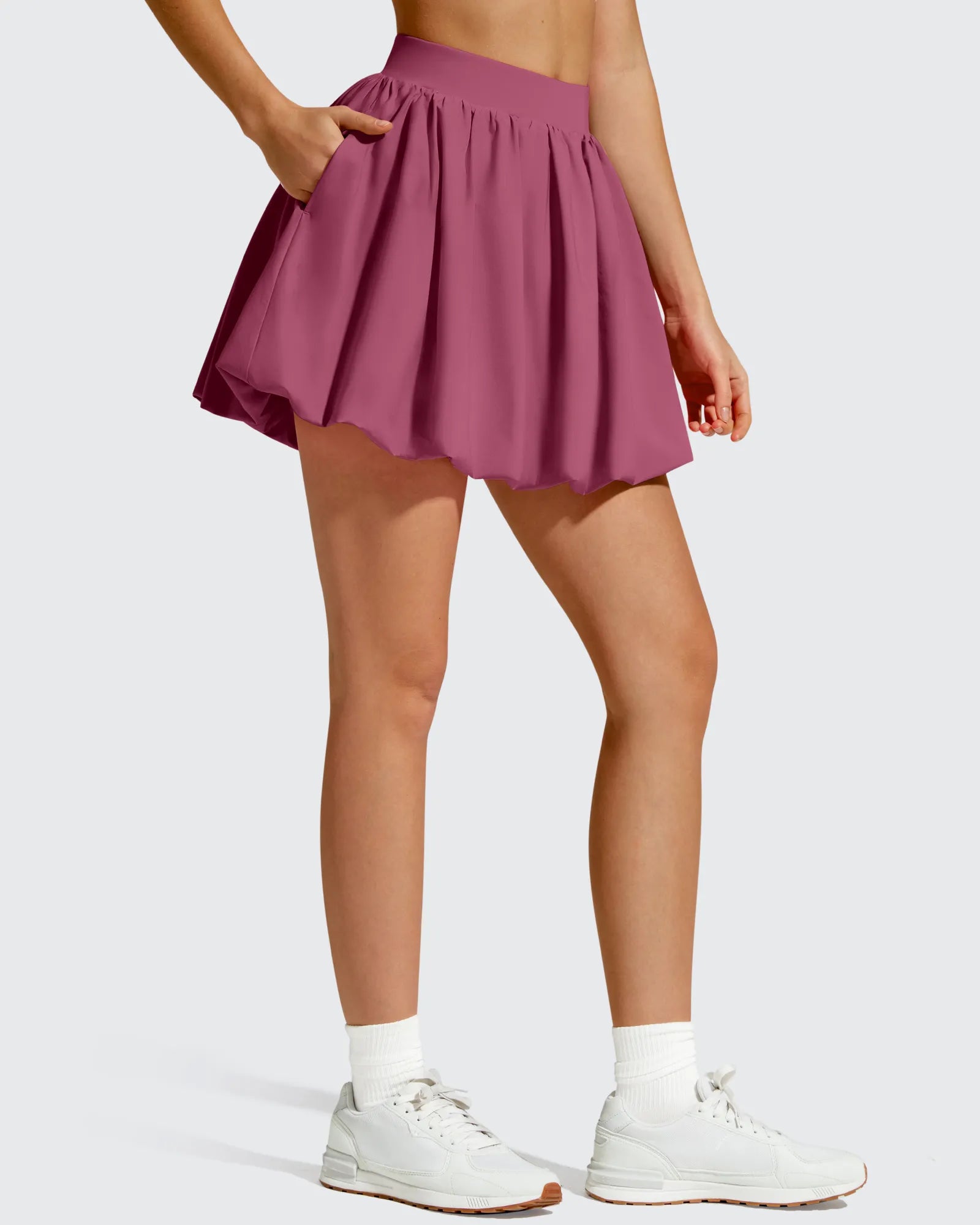 G4Free - Chillwhisp Bubble Ruffled Hem Inner Shorts Tennis Skirts 14'' -GF26H796B005F-XS