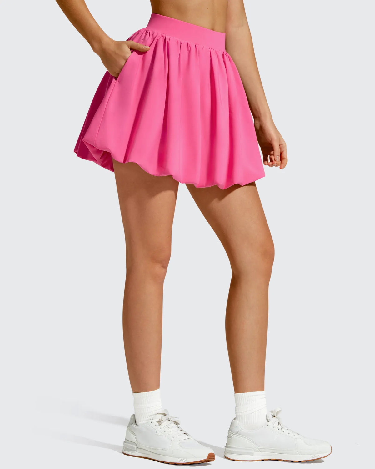 G4Free - Chillwhisp Bubble Ruffled Hem Inner Shorts Tennis Skirts 14'' -GF26H796B005F-XS