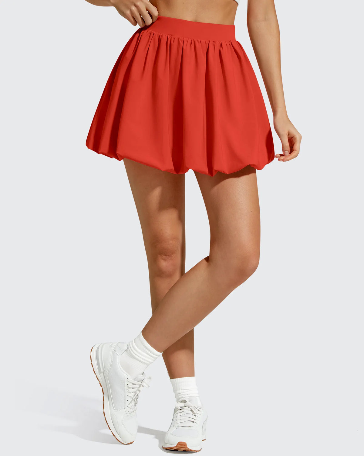G4Free - Chillwhisp Bubble Ruffled Hem Inner Shorts Tennis Skirts 14'' -GF26H796B005F-XS
