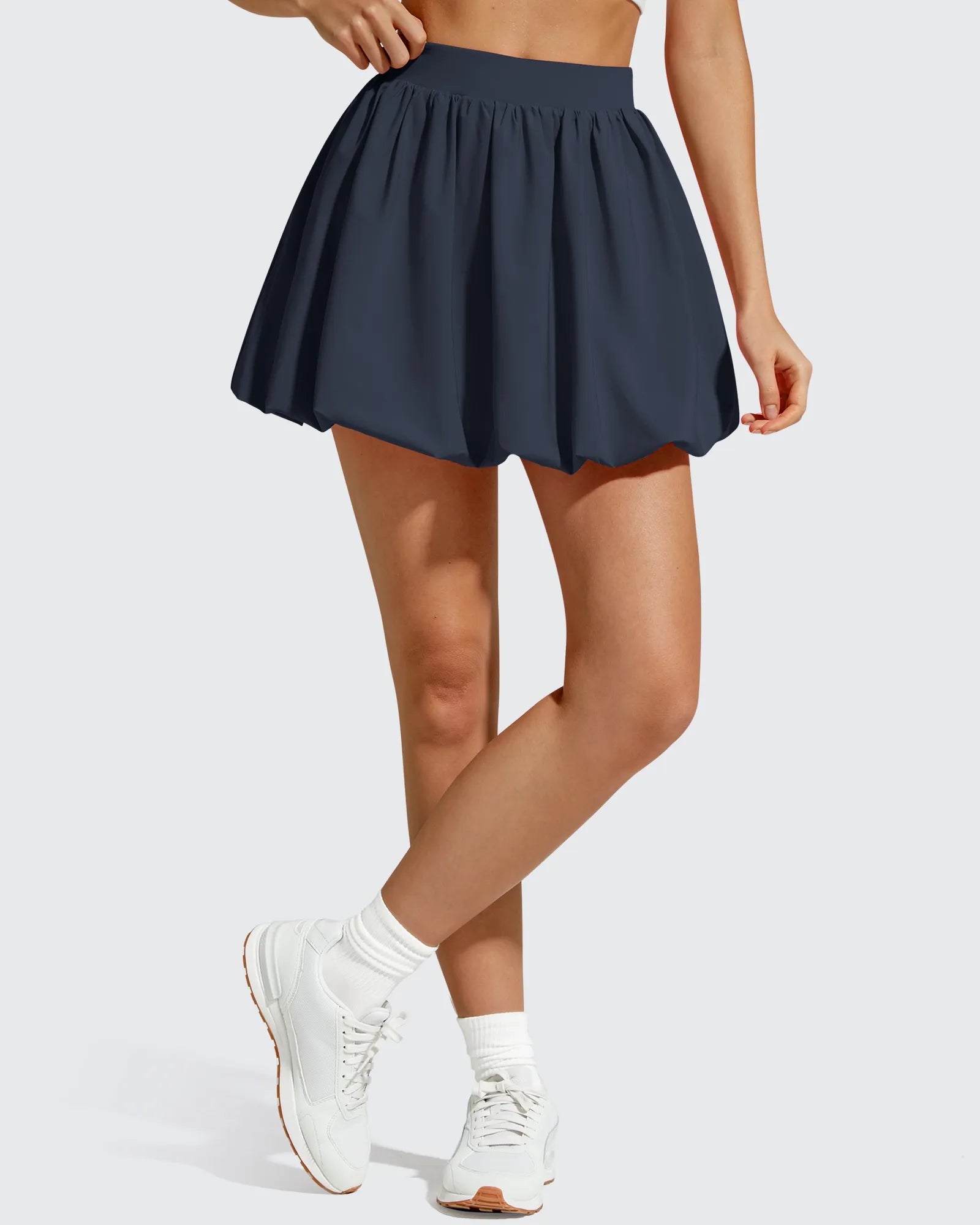 G4Free - Chillwhisp Bubble Ruffled Hem Inner Shorts Tennis Skirts 14'' -GF26H796B005F-XS