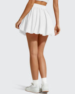 G4Free - Chillwhisp Bubble Ruffled Hem Inner Shorts Tennis Skirts 14'' -GF26H796B005F-XS