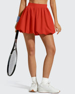 G4Free - Chillwhisp Bubble Ruffled Hem Inner Shorts Tennis Skirts 14'' -GF26H796J004F-XS