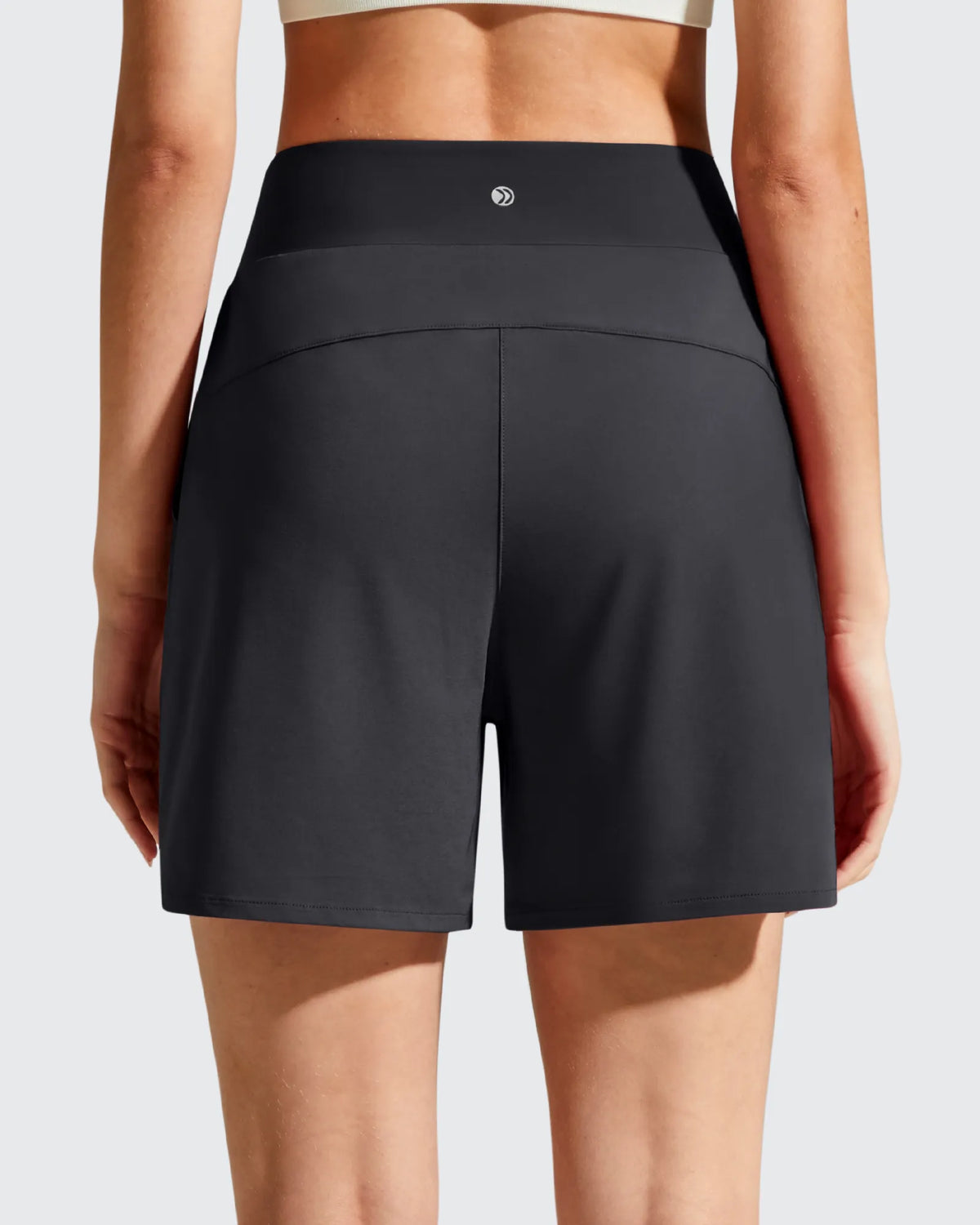 G4Free - Chillwhisp Built-in Brief Liner High Waist Athletic Shorts -GF26E710AA-S