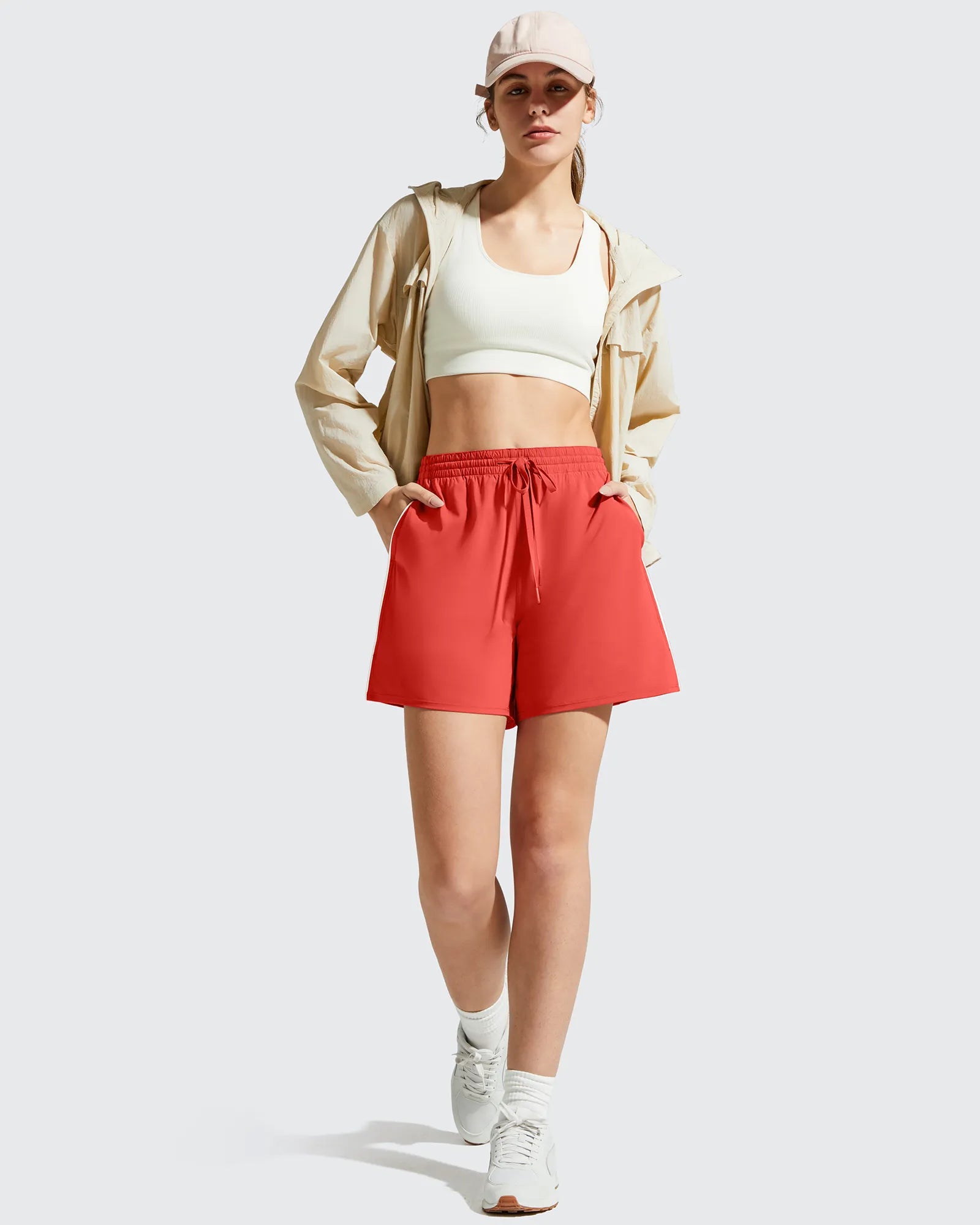 G4Free - Chillwhisp Built-in Shorts Split Running Shorts 3'' -GF26E646A001F-XS