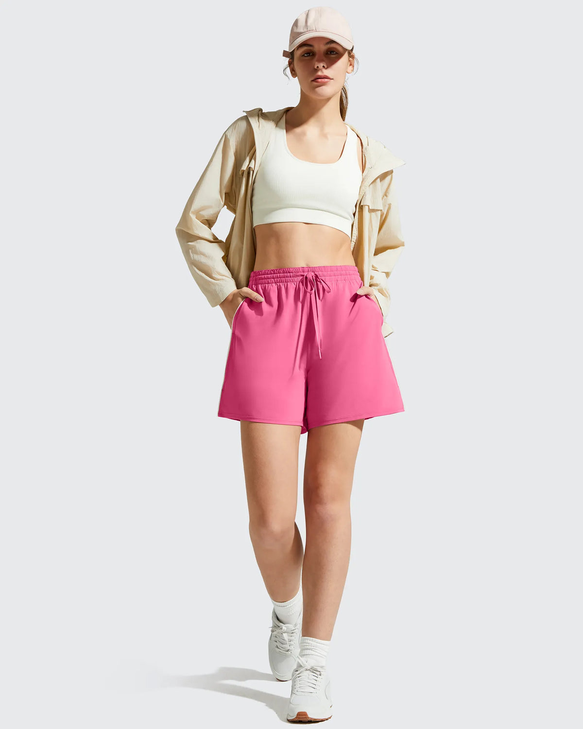 G4Free - Chillwhisp Built-in Shorts Split Running Shorts 3'' -GF26E646A001F-XS