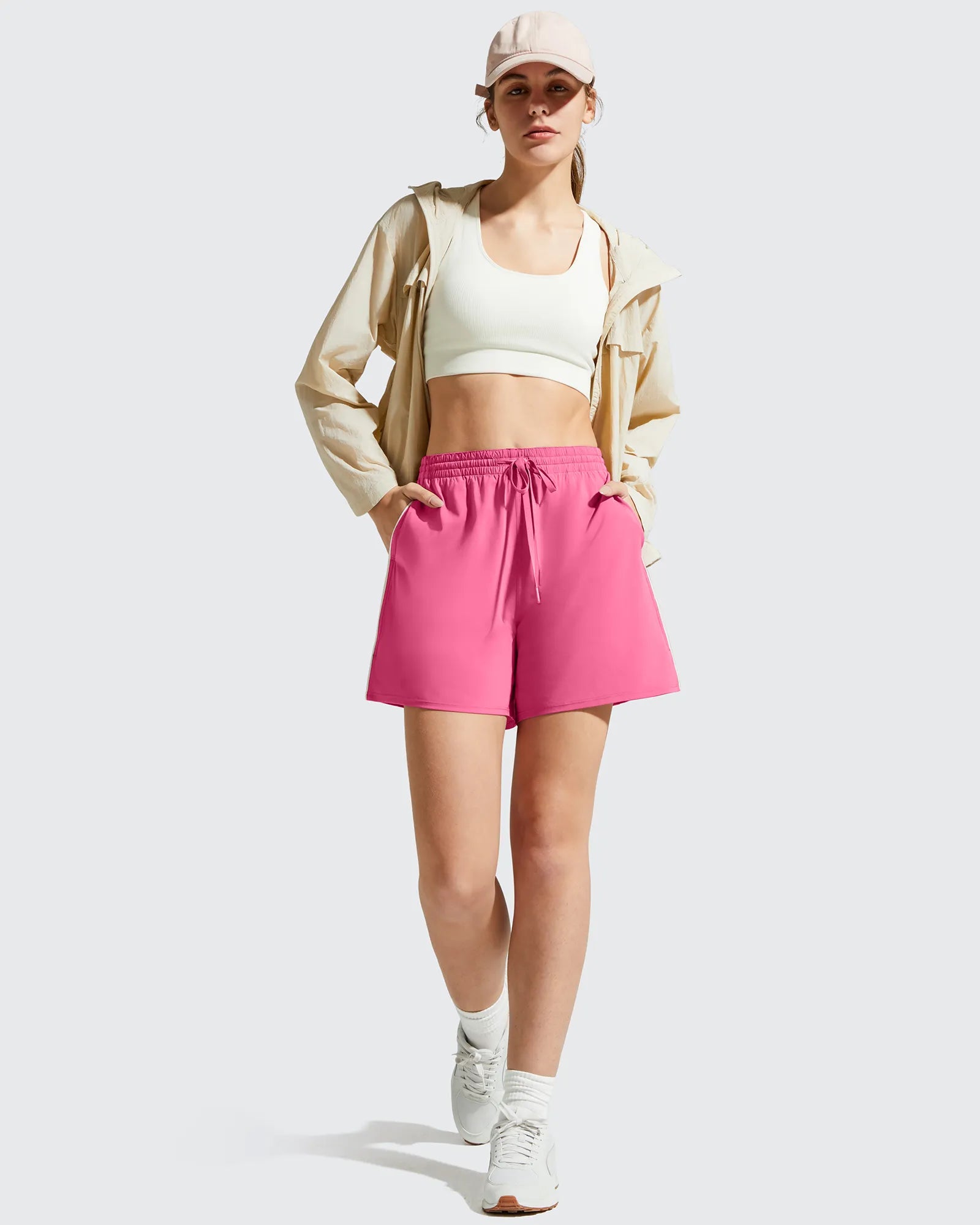 G4Free - Chillwhisp Built-in Shorts Split Running Shorts 3'' -GF26E646A001F-XS