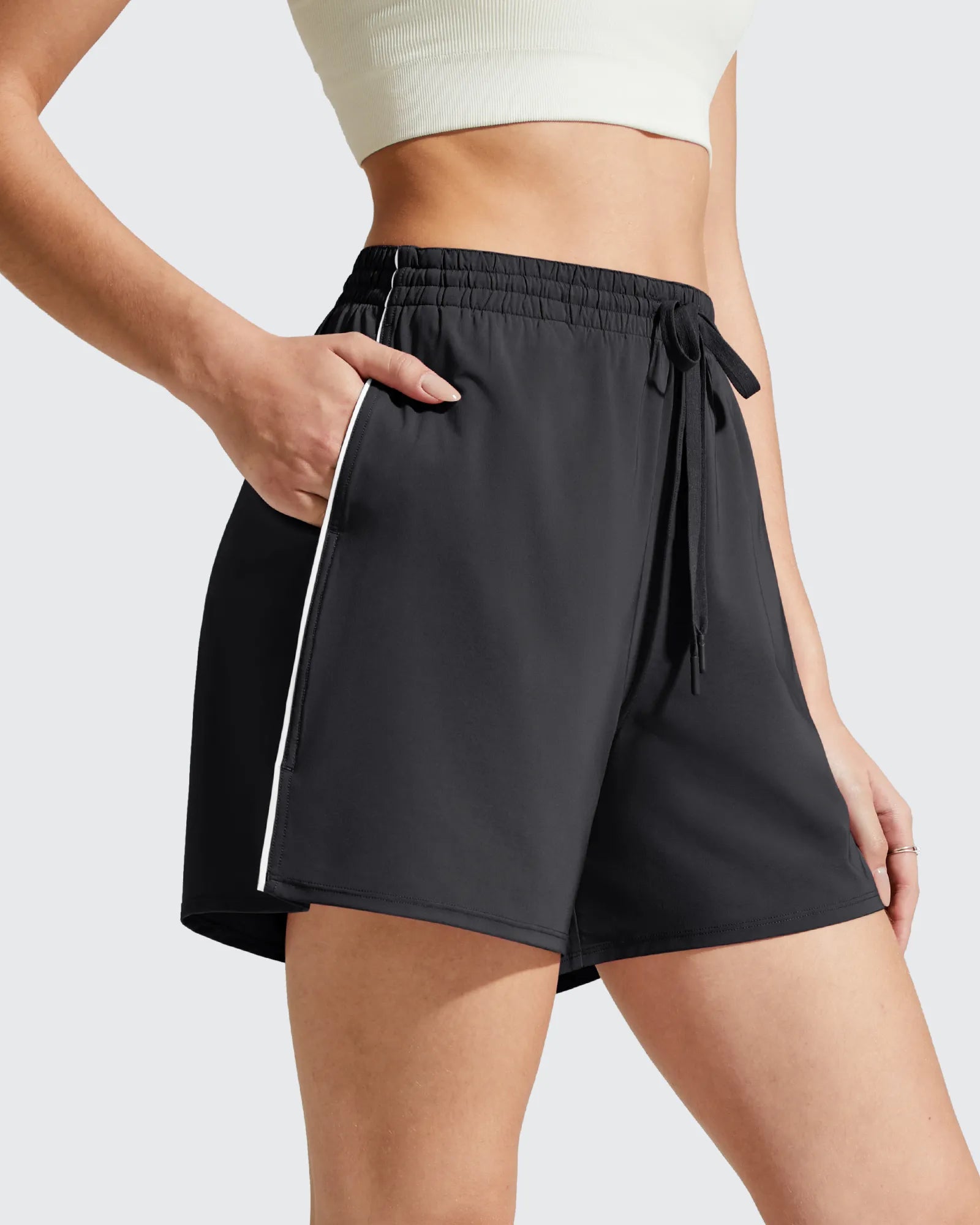 G4Free - Chillwhisp Built-in Shorts Split Running Shorts 3'' -GF26E646A001F-XS