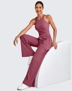 G4Free - Chillwhisp High Waisted Wide Leg Cargo Pants -GF25J437AA-S