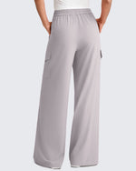 G4Free - Chillwhisp High Waisted Wide Leg Cargo Pants -GF25J437AA-S