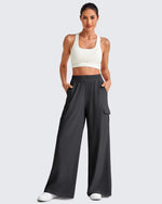 G4Free - Chillwhisp High Waisted Wide Leg Cargo Pants -GF25J437AA-S
