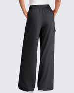 G4Free - Chillwhisp High Waisted Wide Leg Cargo Pants -GF25J437AA-S