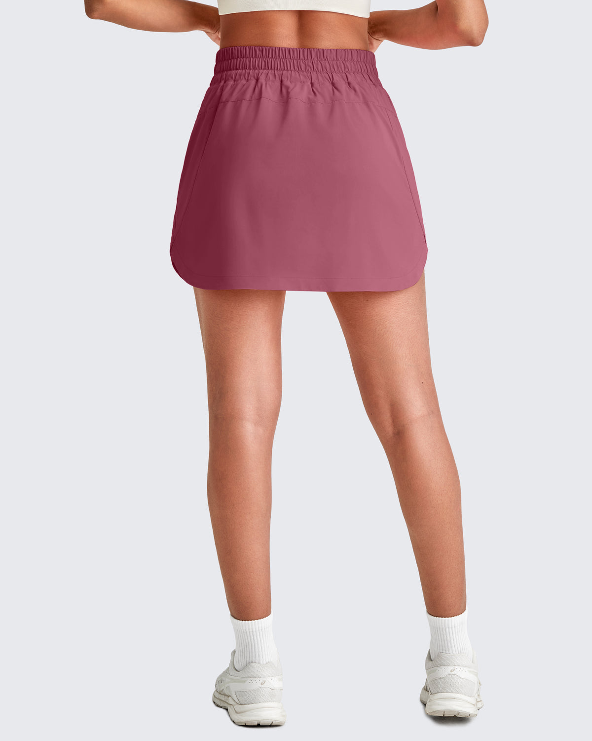 G4Free - Elastic High Waisted A Line Golf Skirts -GF25H406AA-S