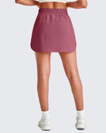 G4Free - Elastic High Waisted A Line Golf Skirts -GF25H406AA-S