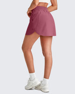 G4Free - Elastic High Waisted A Line Golf Skirts -GF25H406AA-S
