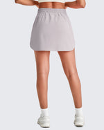 G4Free - Elastic High Waisted A Line Golf Skirts -GF25H406AA-S