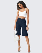 G4Free - EverGoing 14" Knee Length Capri Pants Summer -GF24J195AF-XS