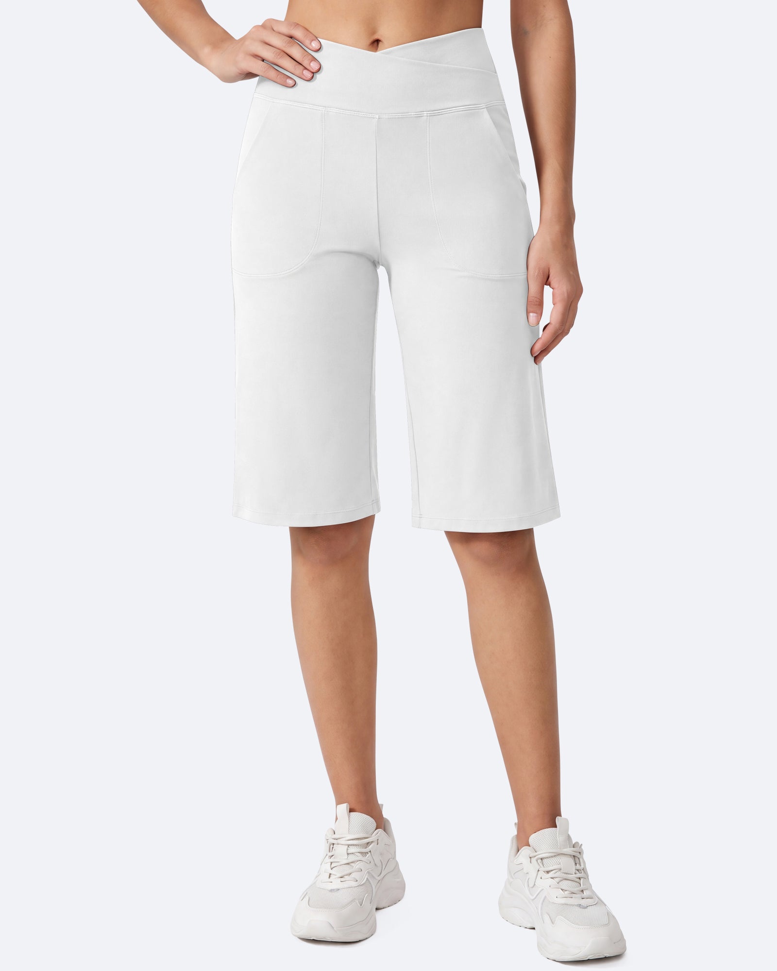 G4Free - EverGoing 14" Knee Length Capri Pants Summer -GF24J195AF-XS
