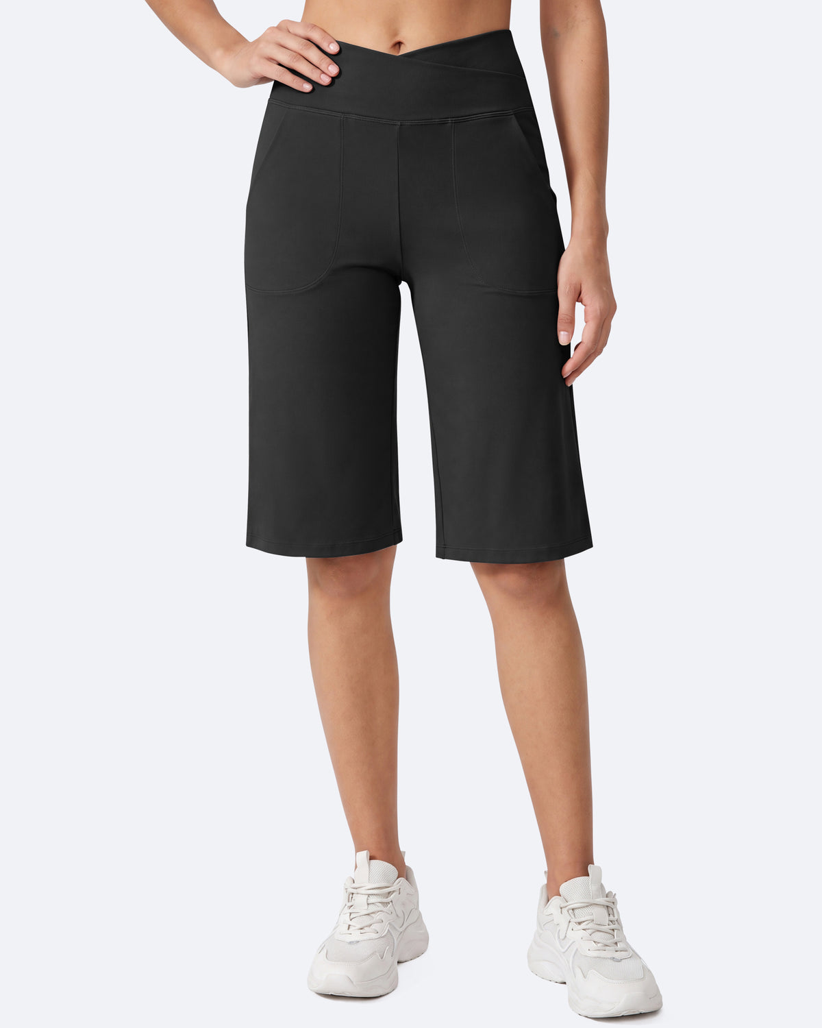 G4Free - EverGoing 14" Knee Length Capri Pants Summer -GF24J195AF-XS