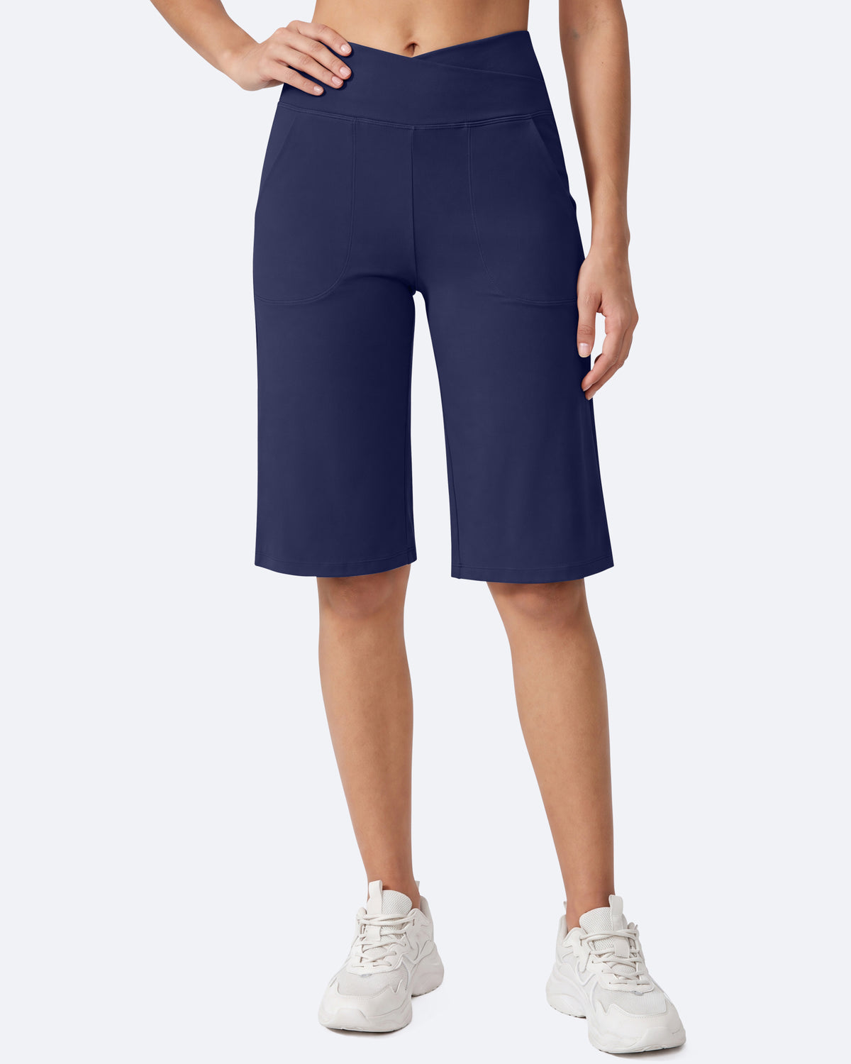 G4Free - EverGoing 14" Knee Length Capri Pants Summer -GF24J195AF-XS