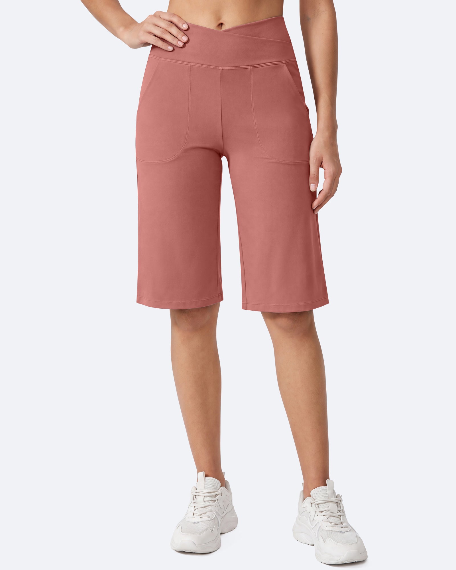 G4Free - EverGoing 14" Knee Length Capri Pants Summer -GF24J195AF-XS