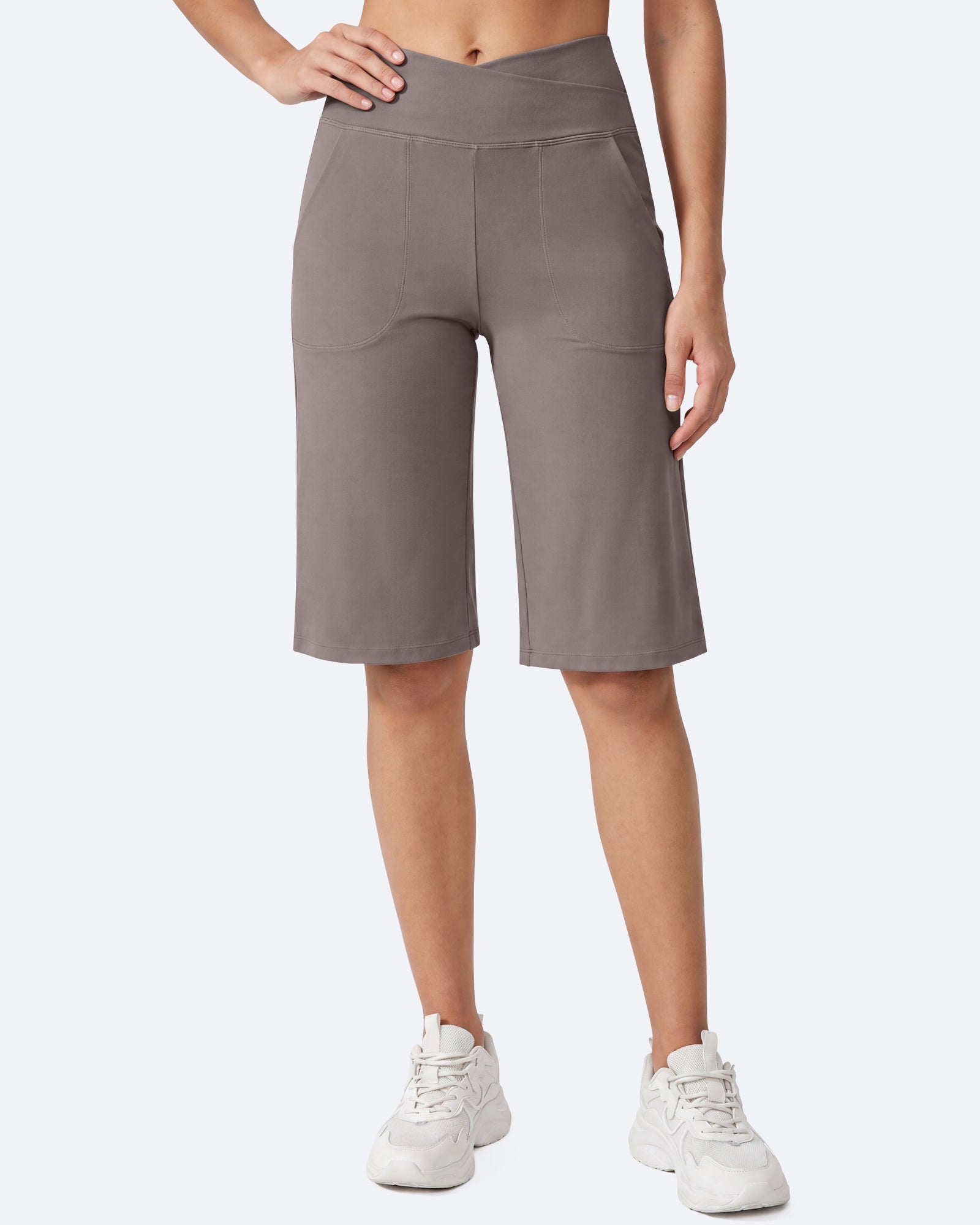 G4Free - EverGoing 14" Knee Length Capri Pants Summer -GF24J195AF-XS