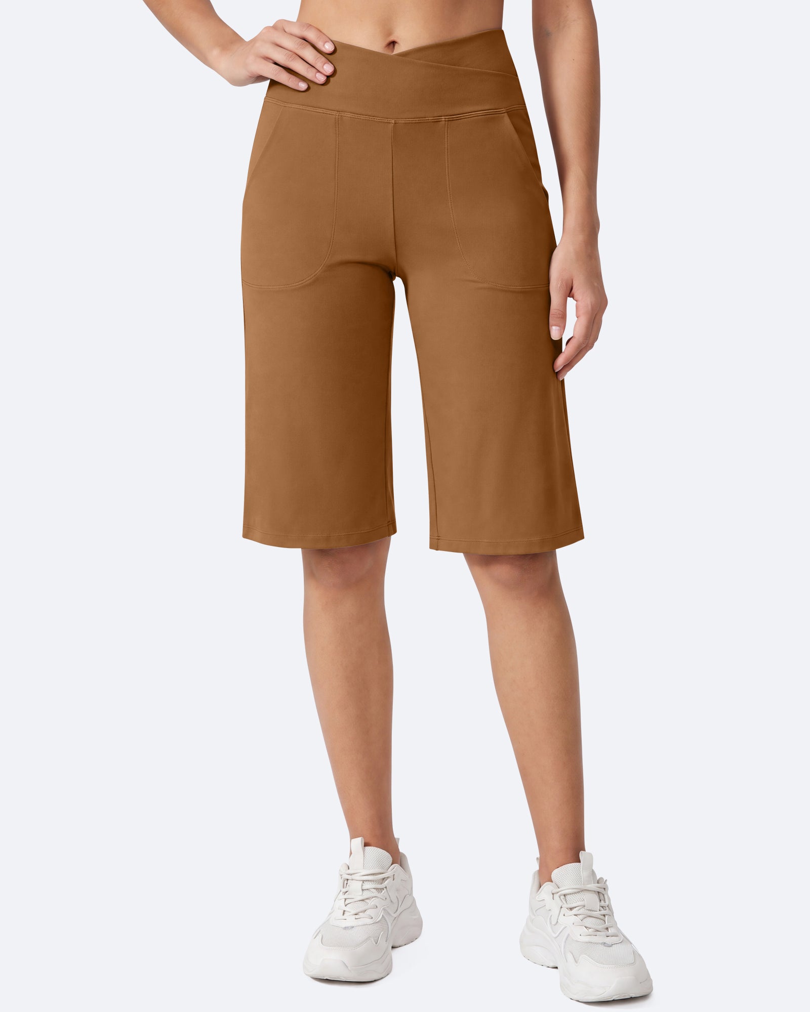 G4Free - EverGoing 14" Knee Length Capri Pants Summer -GF24J195AF-XS