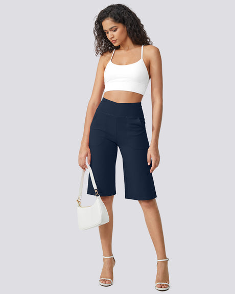 G4Free - EverGoing 14" Knee Length Capri Pants Summer -GF24J195AF-XS