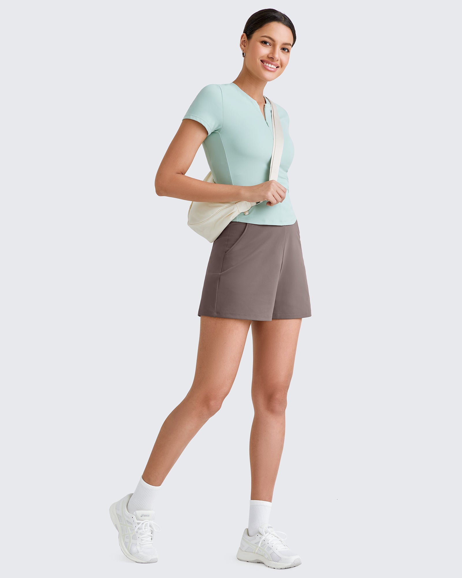 G4Free - EverGoing Athletic Shorts Elastic Waist Running Shorts -GF25E357AA-S