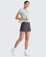 G4Free - EverGoing Athletic Shorts Elastic Waist Running Shorts -GF25E357AA-S