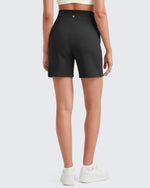 G4Free - EverGoing Bermuda Drawstring High-Waist Athletic Shorts -GF25E308AF-XS