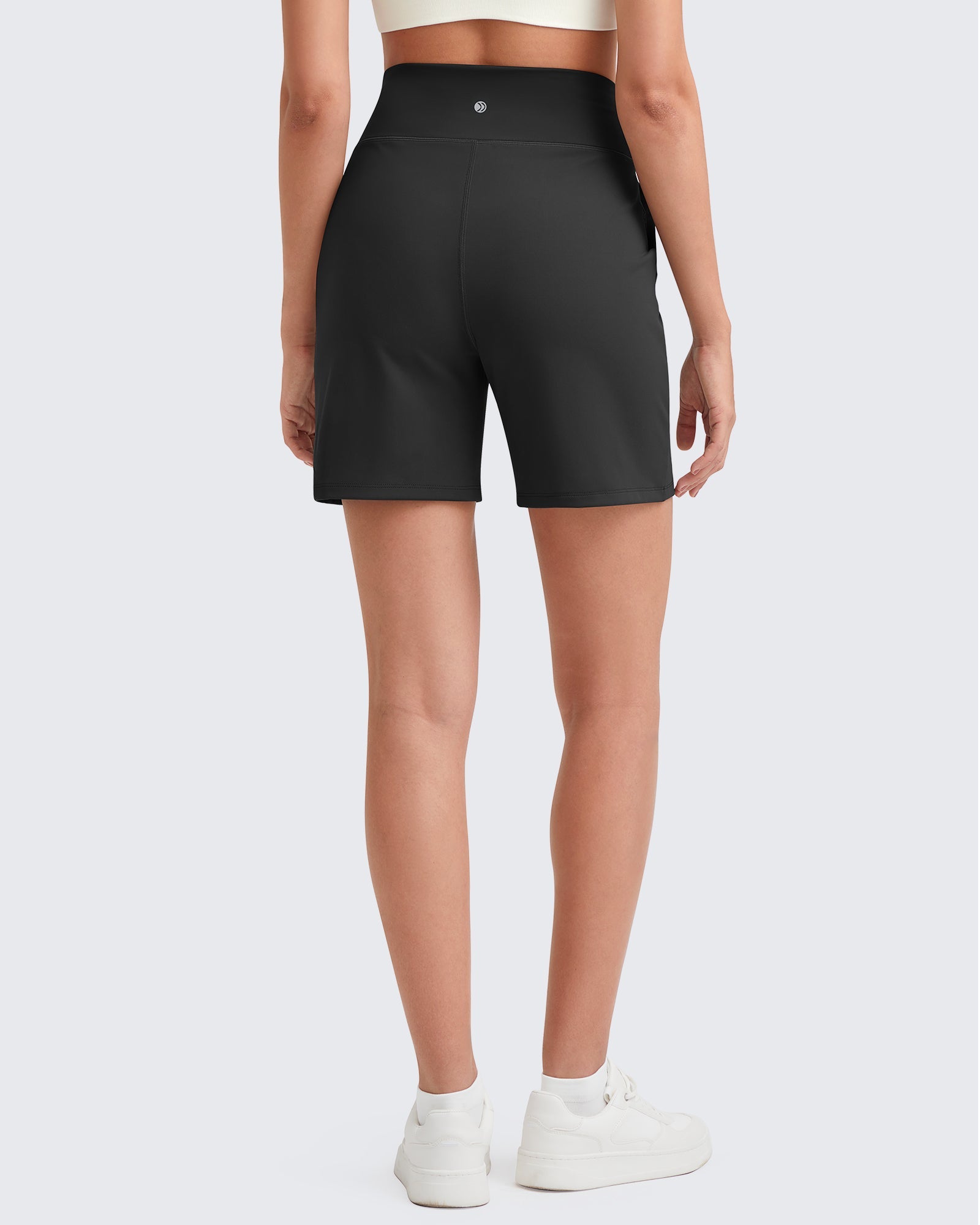 G4Free - EverGoing Bermuda Drawstring High-Waist Athletic Shorts -GF25E308AF-XS