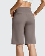 G4Free - EverGoing Bermuda Pockets Knee Length Shorts 10" -GF26E795F001A-S