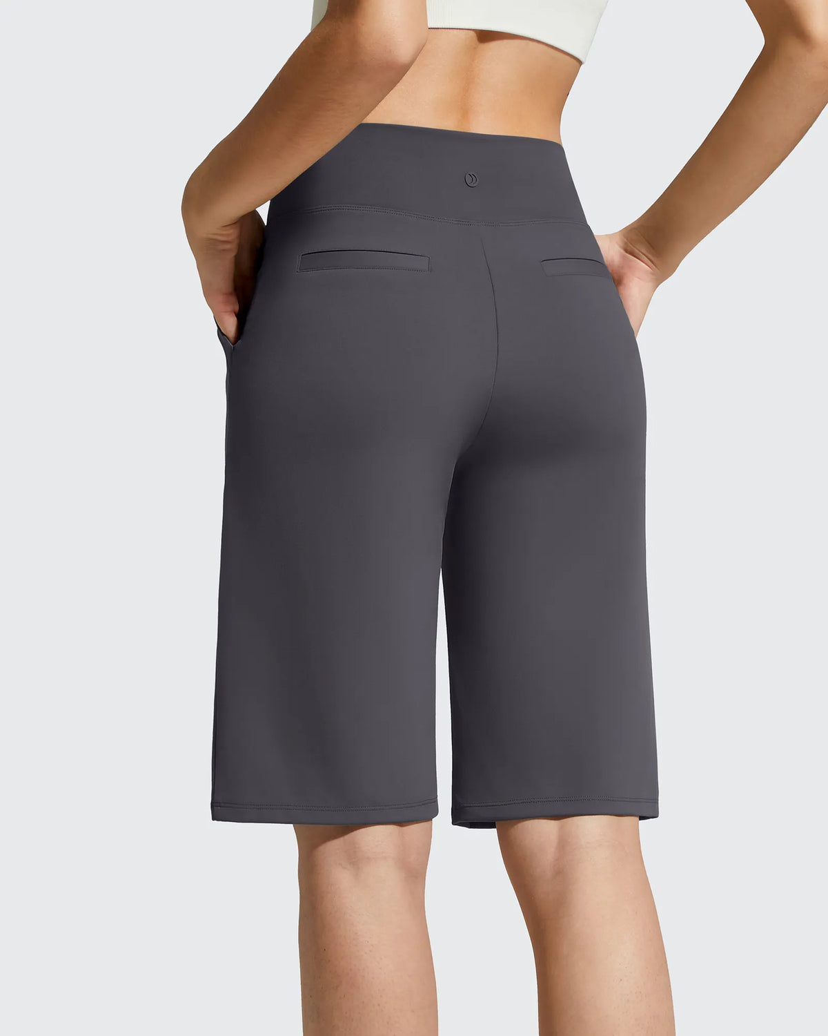G4Free - EverGoing Bermuda Pockets Knee Length Shorts 10" -GF26E795F001A-S