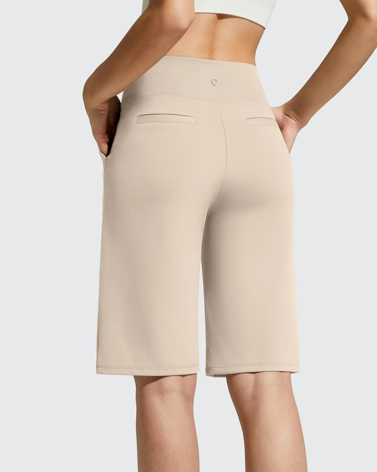 G4Free - EverGoing Bermuda Pockets Knee Length Shorts 10" -GF26E795F001A-S