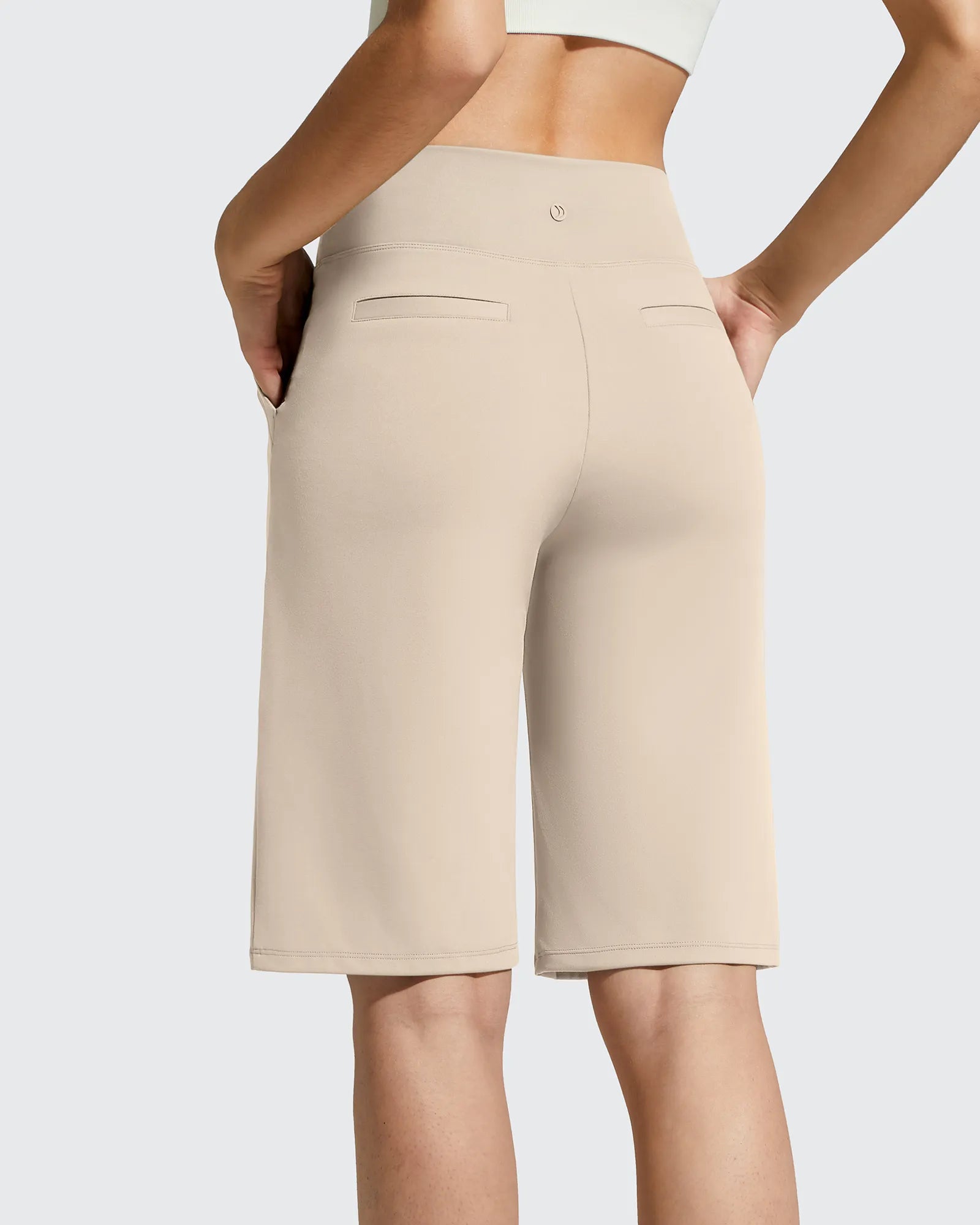 G4Free - EverGoing Bermuda Pockets Knee Length Shorts 10" -GF26E795F001A-S