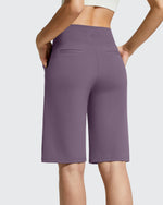 G4Free - EverGoing Bermuda Pockets Knee Length Shorts 10" -GF26E795F001A-S