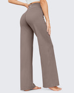 G4Free - EverGoing Business Casual High-Waist Wide Leg Pants Petite -GF23J189AF-XS