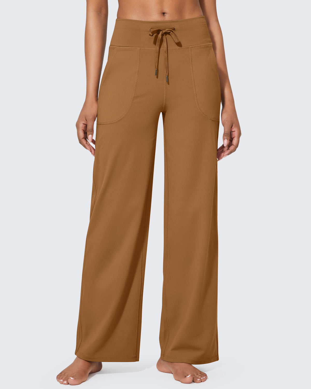 G4Free - EverGoing Business Casual High-Waist Wide Leg Pants Petite -GF23J189AF-XS
