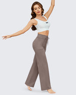 G4Free - EverGoing Business Casual High-Waist Wide Leg Pants Petite -GF23J189AF-XS