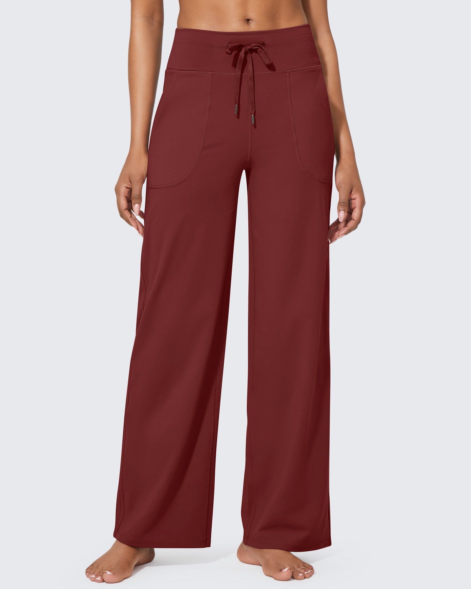 G4Free - EverGoing Business Casual High-Waist Wide Leg Pants Regular -GF23J190DF-XS