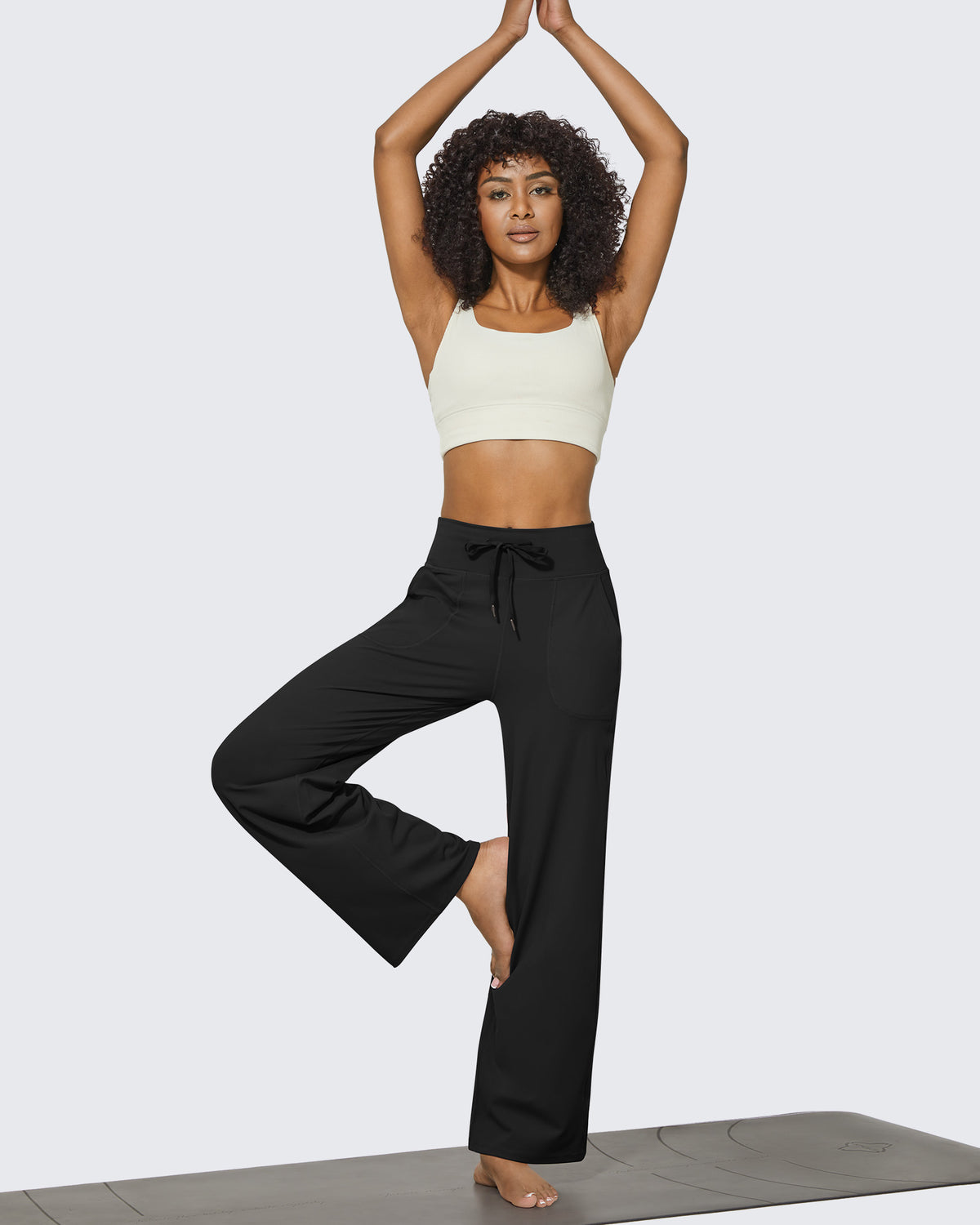 G4Free - EverGoing Business Casual High-Waist Wide Leg Pants Regular -GF23J190DF-XS