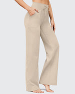G4Free - EverGoing Business Casual High-Waist Wide Leg Pants Regular -GF23J190DF-XS